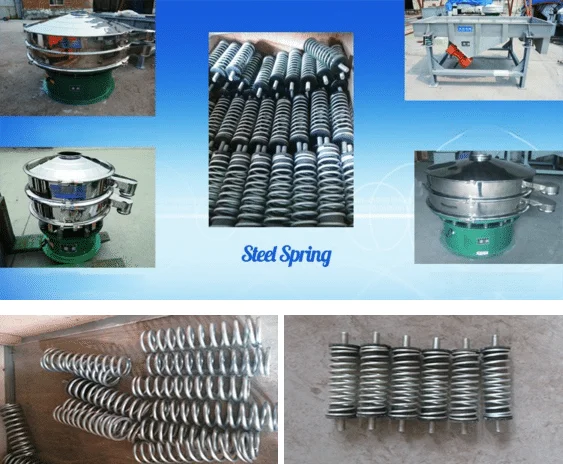 Customized spring in the vibrating sieve2