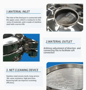 Ultrasonic vibrating screen machine